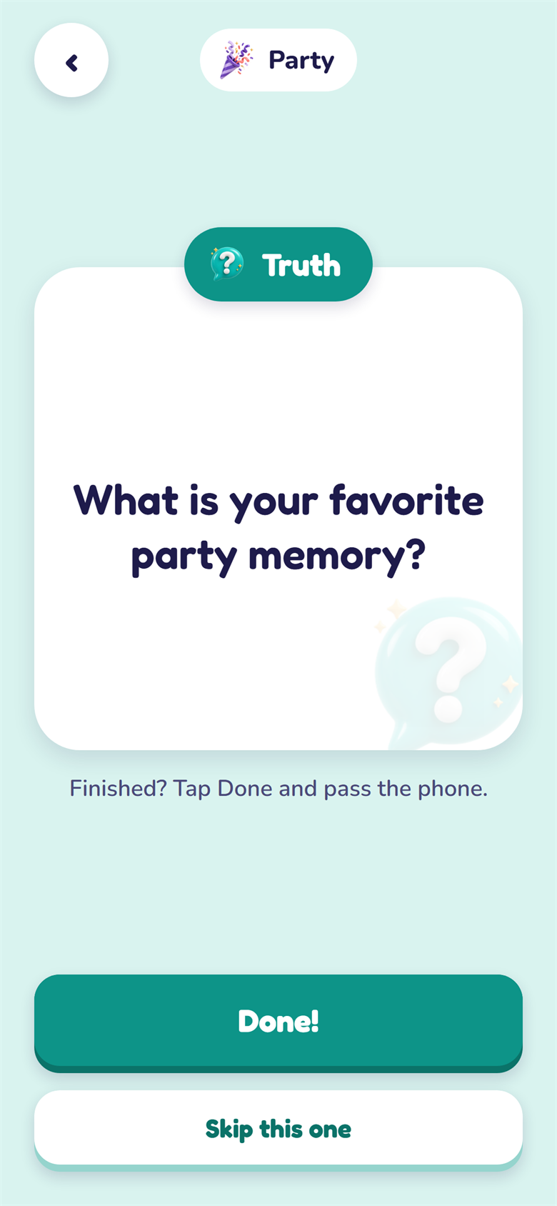 A Truth card in the Classic edition
