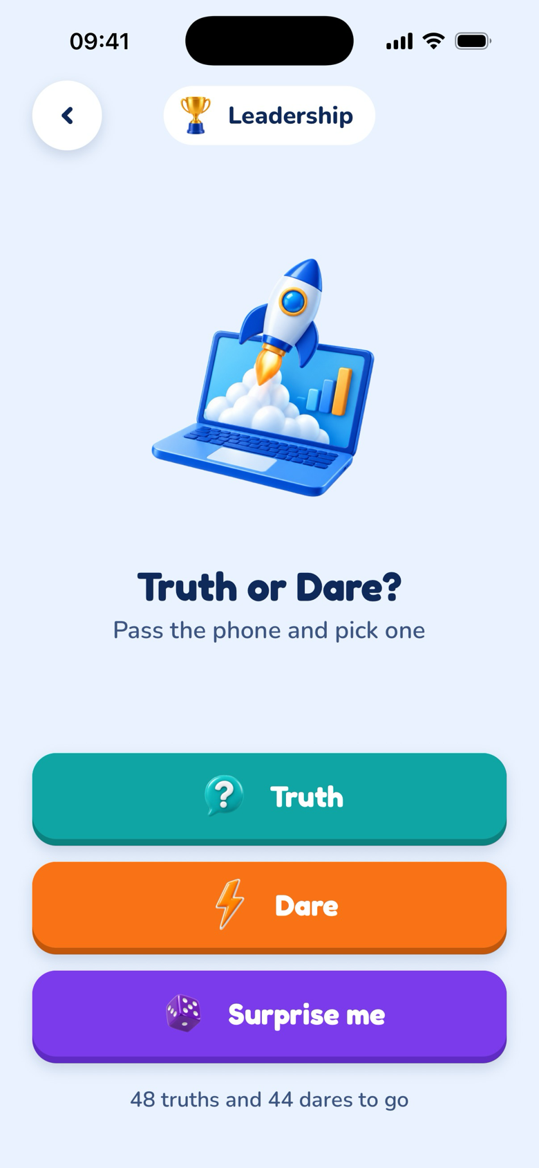 Truth, Dare or Surprise me